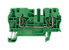 WEIDMULLER 1683280000 DIN Rail Mount Terminal Block, 2 Positions, 26 AWG, 12 AWG, 2.5 mm², Tension Clamp, 24 A