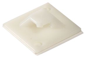 ABB - THOMAS & BETTS TC5347A Cable Tie Mount, 2 or 4 Way Entry, Adhesive, Screw, Natural, Nylon 6.6 (Polyamide 6.6), 28.58 mm