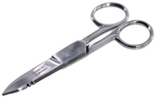 AVEN 11012 Electrician's Scissors, Heavy-Duty, 19 & 23AWG Notches, 5"