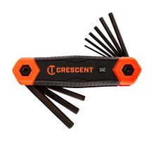 CRESCENT CHKFSAE9 FOLDING HEX KEY SAE 9PC - CRESCENT