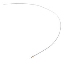 HARWIN G125-FW20450AAL9400 Cable Assembly, 28AWG, Crimp Socket to Free End, 17.7 ", 450 mm, Gecko G125 Series, White