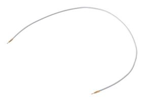 HARWIN G125-MW20150AAM9400 Cable Assembly, 28AWG, Crimp Pin to Crimp Pin, 5.9 ", 150 mm, Gecko G125 Series, White