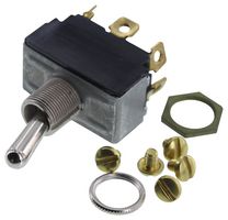 EATON 7803K33 Toggle Switch, On-On, DPDT, Non Illuminated, 7800 Series, 20 A, Panel Mount