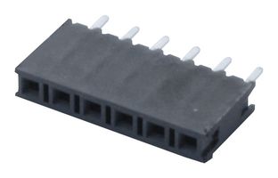 SAMTEC BCS-106-L-S-TE PCB Receptacle, Board-to-Board, 2.54 mm, 1 Rows, 6 Contacts, Through Hole Mount, BCS Series
