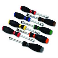 PERFORMANCE TOOLS W30901 Driver Set, Nut, Metric, 5 mm - 12 mm, 8 Piece