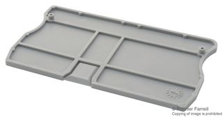 PHOENIX CONTACT 3036644 End Cover, for Use with Phoenix CLIPLINE ST Series Clamp DIN Rail Terminal Blocks