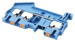 PHOENIX CONTACT 3209552 DIN Rail Mount Terminal Block, 3 Positions, 26 AWG, 12 AWG, 4 mm², Push In, 28 A