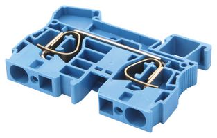 PHOENIX CONTACT 3036123 DIN Rail Mount Terminal Block, 2 Positions, 24 AWG, 6 AWG, 16 mm², Clamp, 65 A