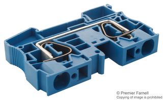 PHOENIX CONTACT 3036152 DIN Rail Mount Terminal Block, 2 Positions, 24 AWG, 4 AWG, 25 mm², Clamp, 90 A