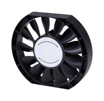 NMB TECHNOLOGIES 15025PA-24N-AA-00 DC Axial Fan, 24 V, Rectangular with Rounded Ends, 172.7 mm, 25.4 mm, Ball Bearing, 236.6 CFM