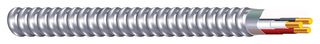 SOUTHWIRE 68-58-42-01 Multiconductor Cable, MC Metal Clad, Unshielded, 3 Conductor, 10 AWG, 50 ft, 15.24 m