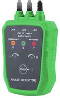 MULTICOMP PRO MP701126 Phase Rotation Meter, Non-Contact, 3-Phase, 45Hz to 66Hz, 70V to 1kV, 0 °C, 50 °C, 88 mm, 66 mm