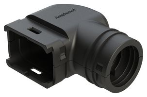 AMPHENOL SINE/TUCHEL ATVBS-PS-3805B Connector Accessory, Black, 38Pos, 90° Backshell