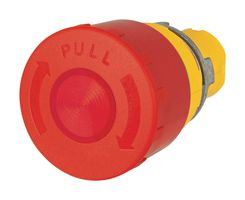 EAO 46-2C0P.1920.000 Switch Actuator, Illuminated, Red, EAO Human Machine Interface E-Stop Switches, IP66, 46 Series