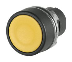 EAO 46-2131.1140.000 Switch Actuator, Momentary, Yellow, EAO Human Machine Interface Push Button Switches, IP65