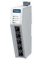 ANYBUS ABC3107-A Protocol Converter, Communicator, EtherCAT MainDevice to EtherNet/IP Adapter, 10/100Mbps, DIN Rail