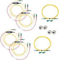 FLUKE NETWORKS CFM-EXPAND-S-MMC24 Expansion Kit, Single-Mode, MMC24 Cable, 2x Adaptors and 4x Test Reference Cords, 2x Couplers