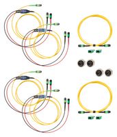 FLUKE NETWORKS CFM-EXPAND-S-MPO12 Expansion Kit, Single-Mode, MPO12 Cable, 2x Adaptors and 4x Test Reference Cords, 2x Couplers
