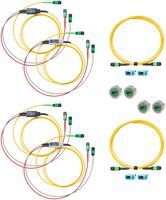 FLUKE NETWORKS CFM-EXPAND-S-MPO16 Expansion Kit, Single-Mode, MPO16 Cable, 2x Adaptors and 4x Test Reference Cords, 2x Couplers