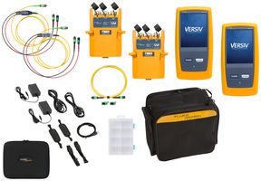 FLUKE NETWORKS CFM-100S INTL Fiber Optic Test Kit, Single-Mode Optical Loss Test Set Kit, CertiFiber Max Series