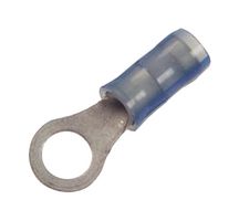 AMP - TE CONNECTIVITY 2-320575-1 Ring Tongue Terminal, M8, 5/16", 14 AWG, 2.62 mm², PIDG Series, Blue