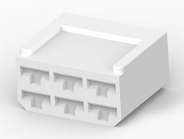 TE CONNECTIVITY - AMP 280314 Connector Housing, FASTIN-FASTON 250 Series, Receptacle, 6 Positions, 9.15 mm