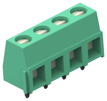 BUCHANAN - TE CONNECTIVITY 282836-7 Wire-To-Board Terminal Block, 5 mm, 7 Positions, 30 AWG, 16 AWG, 1.4 mm², Screw