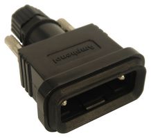 AMPHENOL COMMUNICATIONS SOLUTIONS L17EDEPS D Sub Backshell, 17ED series, DE, 180°, Plastic Body