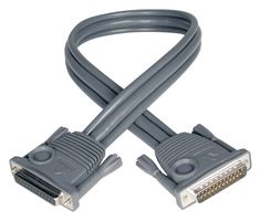 EATON TRIPP LITE P772-015 Computer Cable, D Sub 25 Position Plug, D Sub 25 Position Receptacle, 15 ft, 4.57 m