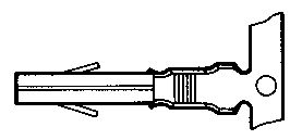 AMP - TE CONNECTIVITY 926901-1 Contact, Universal MATE-N-LOK Series, Socket, Crimp, 13 AWG, Tin Plated Contacts