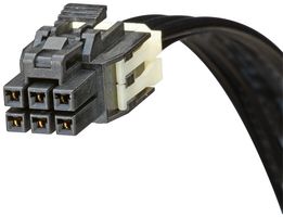 MOLEX 45130-0601 Cable Assembly, OTS, Nano-Fit 6 Position Receptacle, Nano-Fit 6 Position Receptacle, 150 mm, 5.9 "