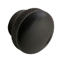 DAVIES MOLDING 1510BH Knob, Tapped Threads, Threaded Shaft, 4 mm, Phenolic, Round Knurled, 19 mm, 2710 Series