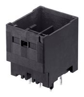 MOLEX 212210-0021 Pin Header, Black, Power, Wire-to-Board, 2 Rows, 2 Contacts, Through Hole Straight
