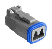 BULGIN LIMITED PX0100S02GY Automotive Connector, PX0 Series, Straight Plug, 2 Contacts, Crimp Socket - Contacts Not Supplied