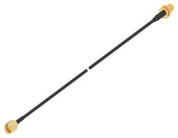 TE CONNECTIVITY 2480656-2 RF / Coaxial Cable Assembly, 19.68 ", 500 mm, RG174, SMA Plug, SMA Jack, 50 ohm