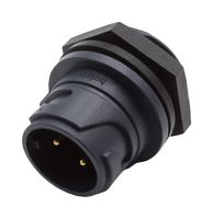 BULGIN LIMITED PXP4012/02P Circular Connector, IP66, IP67, IP68 & IP69K, Circular Power Connector, Buccaneer 4000 Series