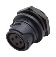 BULGIN LIMITED PXP4012/04S Circular Connector, IP66, IP67, IP68 & IP69K, Circular Power Connector, Buccaneer 4000 Series