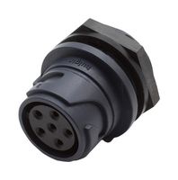 BULGIN LIMITED PXP4012/06S Circular Connector, IP66, IP67, IP68 & IP69K, Circular Power Connector, Buccaneer 4000 Series