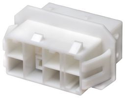 MOLEX 204102-0809 Connector Housing, Natural, VersaBlade 204102 Series, Receptacle, 8 Positions