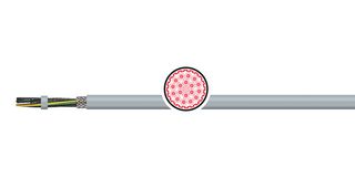 TKD KABEL 1004189-100F Multiconductor Cable, 2-Norm Tray, Shielded, 4 Conductor, 14 AWG, 2.5 mm², 100 ft, 30.48 m