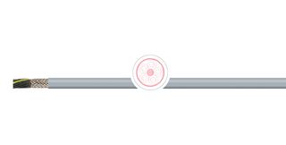 TKD KABEL 1504784-100F Multiconductor Cable, Unshielded, 4 Conductor, 18 AWG, 1 mm², 100 ft, 30.48 m