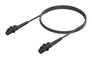 CAL TEST ELECTRONICS CT4484-100-0 Alligator Clip Test Lead, 3.28 ft, 1 m, Black, 10 A, 1 kV, CT4484 Series