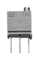 TT ELECTRONICS / BI TECHNOLOGIES 64XR1KLF Trimmer, Multi Turn, Cermet, Side Adjust, 1 kohm, Through Hole, 12 Turns