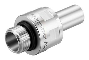 AMPHENOL INDUSTRIAL UQDBPV2-08TMU04-N000 Liquid Cooling Connector, Stainless Steel Body, Plug, Size 08, 7/8"-14 UNF-2A ORB Male