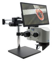 AVEN 26700-141-5343D Digital Microscope, w/Double Arm Boom Stand & 360 Viewer, 5Mega Pixel, 20.7X - 133.4X Magnification