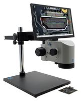 AVEN 26700-141-556 Digital Microscope, w/Ultra Glide Boom Stand, 5Mega Pixel, 20.7X - 133.4X Magnification, 13.3"Screen