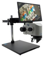 AVEN 26700-141-5563D Digital Microscope, w/Ultra Glide Boom Stand & 360 Viewer, 5Mega Pixel, 20.7X - 133.4X Magnification