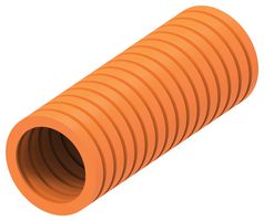 TE CONNECTIVITY 1-2500180-9 Conduit, Nylon 6 (Polyamide 6), Orange, 28.5 mm
