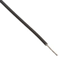 ALPHA WIRE 7133 BK001 Wire, PVC, Black, 18 AWG, 7 x 0.4AWG, 1000 ft