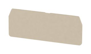 WEIDMULLER 1683880000 Accessory, Weidmuller ZTR 2.5/3AN Terminal Block, End Plate, Z Series